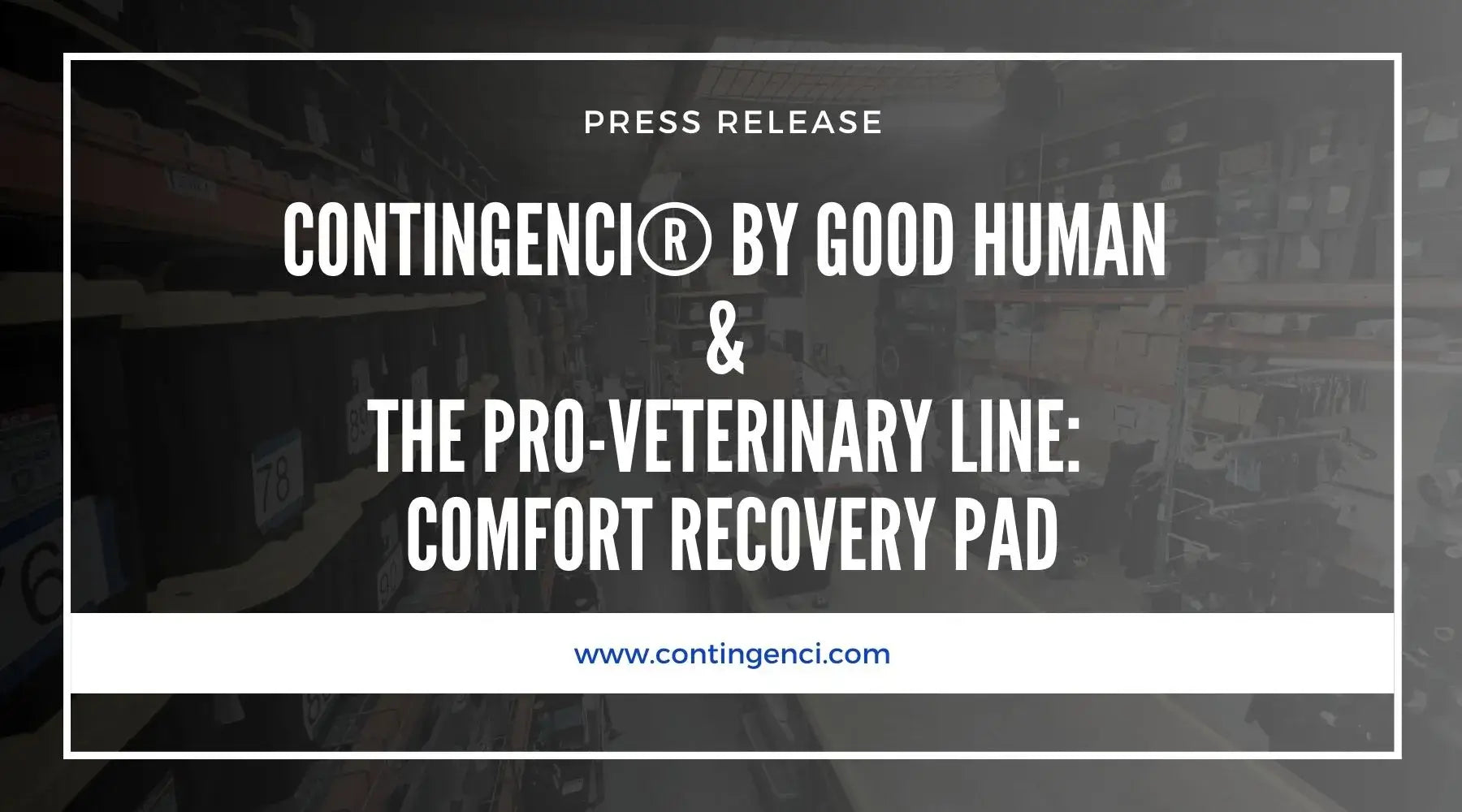 Comfort Recovery Pad by Contingenci®, featuring a durable, water-resistant design for orthopedic recovery in veterinary settings, made from sustainable materials.