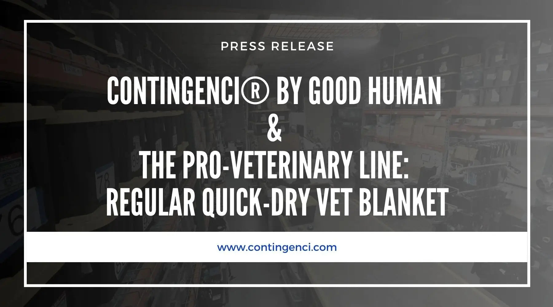 Regular Quick-Dry Vet Blanket, sustainable veterinary products, upcycled materials, Contingenci by Good Human, eco-friendly vet supplies, carbon-neutral manufacturing