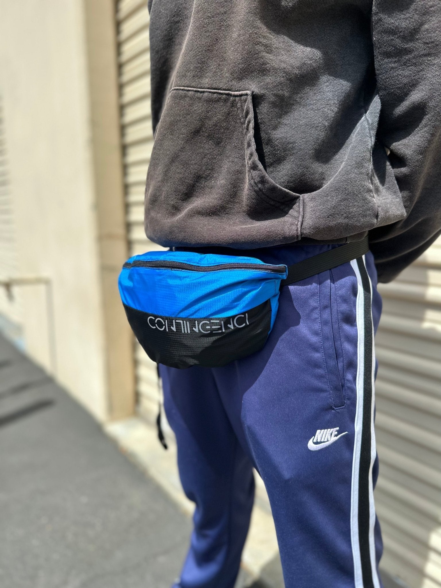 "I use to be a sleeping bag" Fanny Pack - Contingenci Mask